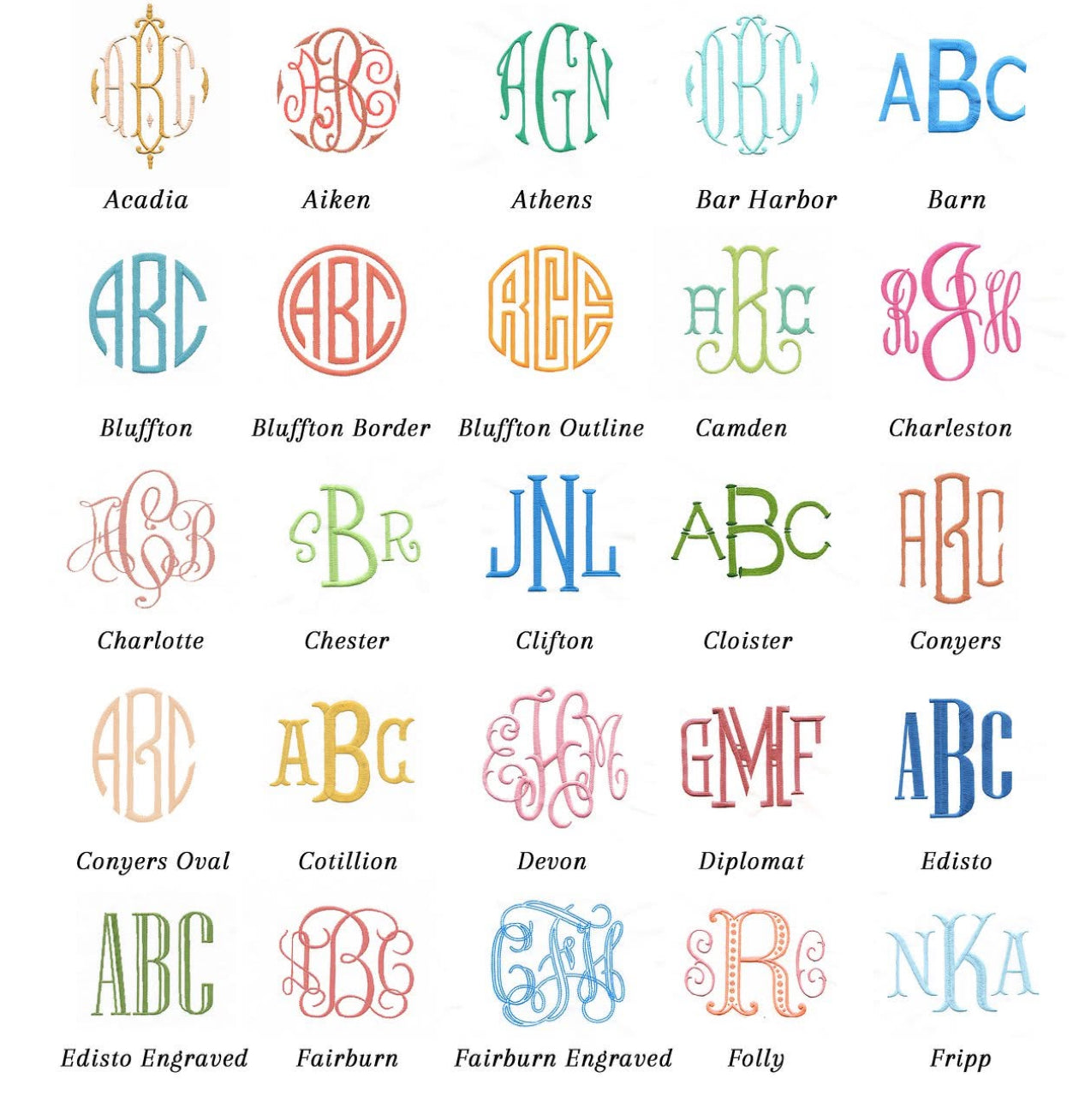 Monogrammed Bib