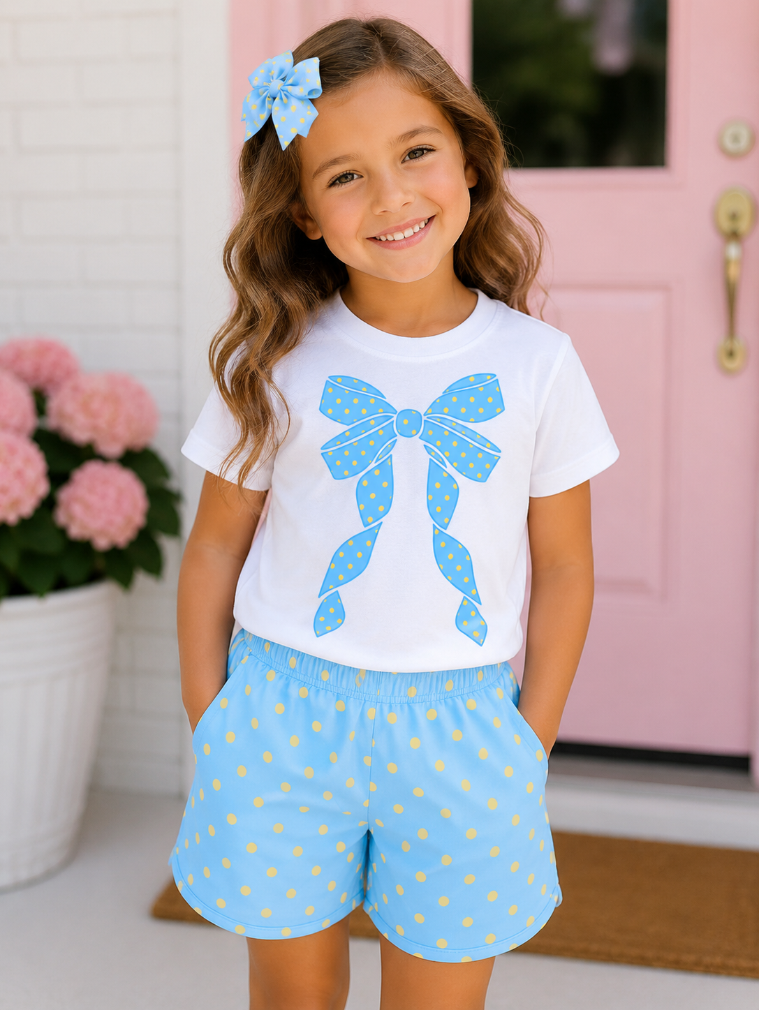 Lulu Mac Matching Bow Shirt back to school