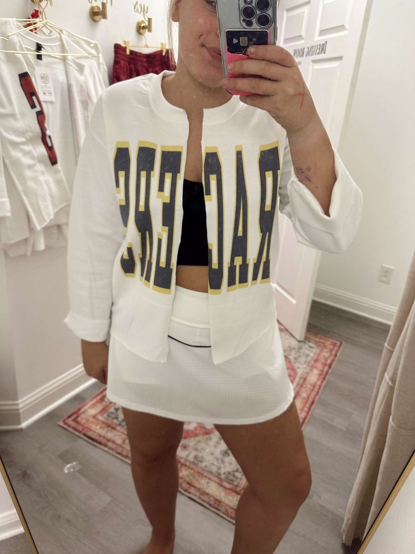 Racers Rolled sleeve Cardigan