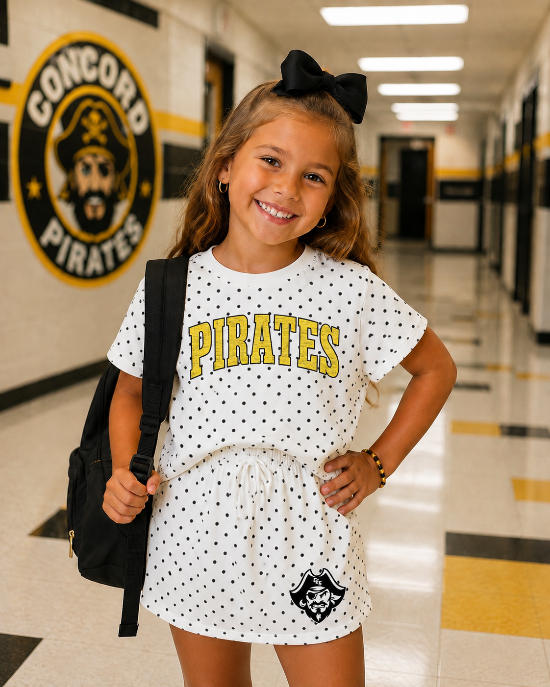 Pirates top and Skirt (shorts under)