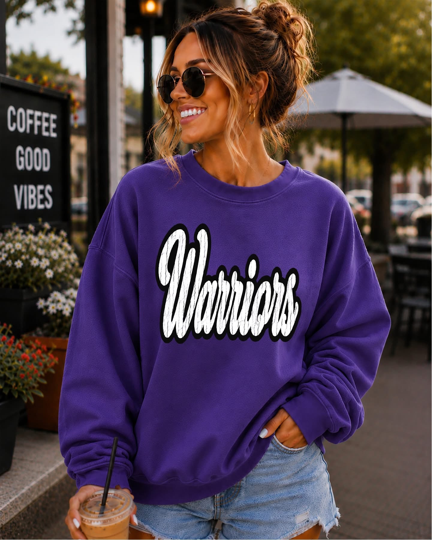 Warriors T-shirt or sweatshirt