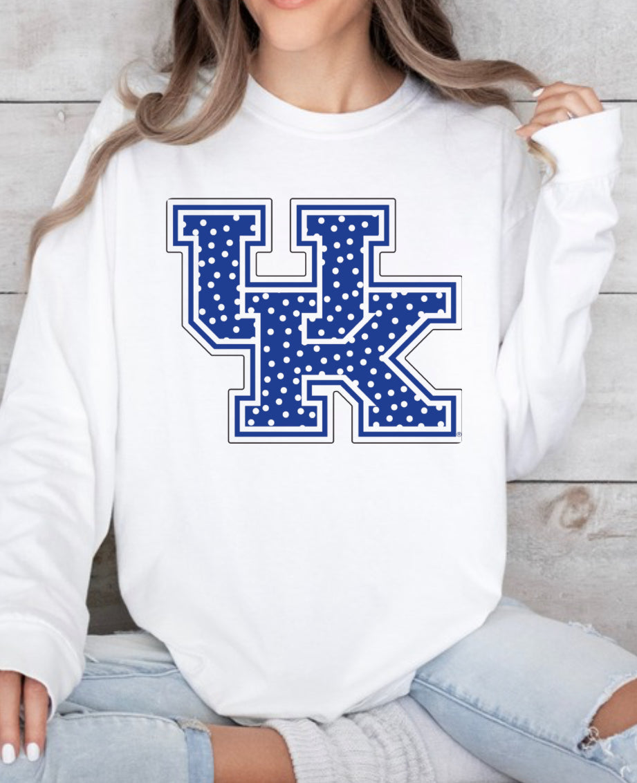 UK Polka Dot sweatshirt or T-shirt