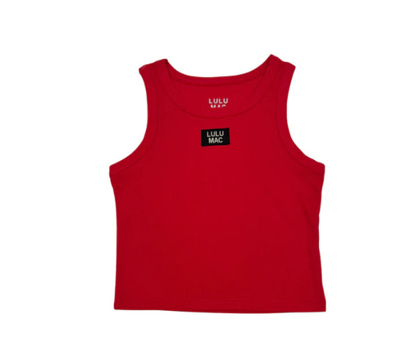 LULU Mac red tank top