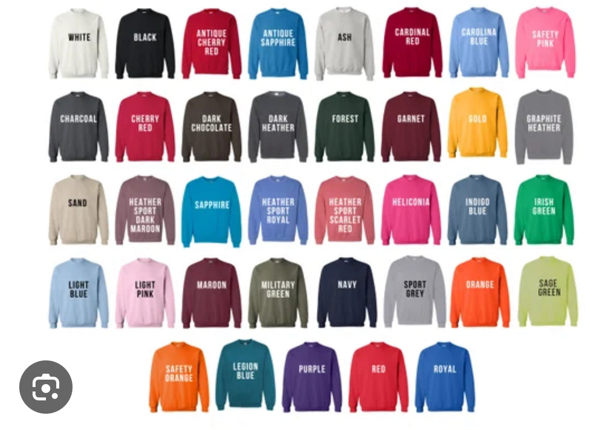 Mascot side bow Metallic Puff sweatshirt School Spirit