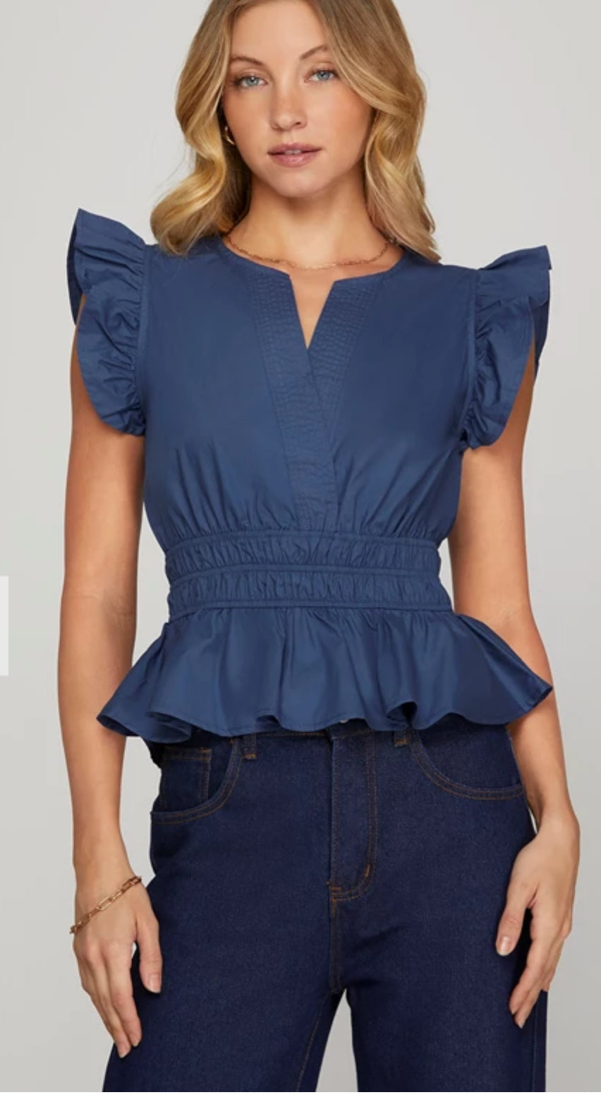 Candice Top Navy