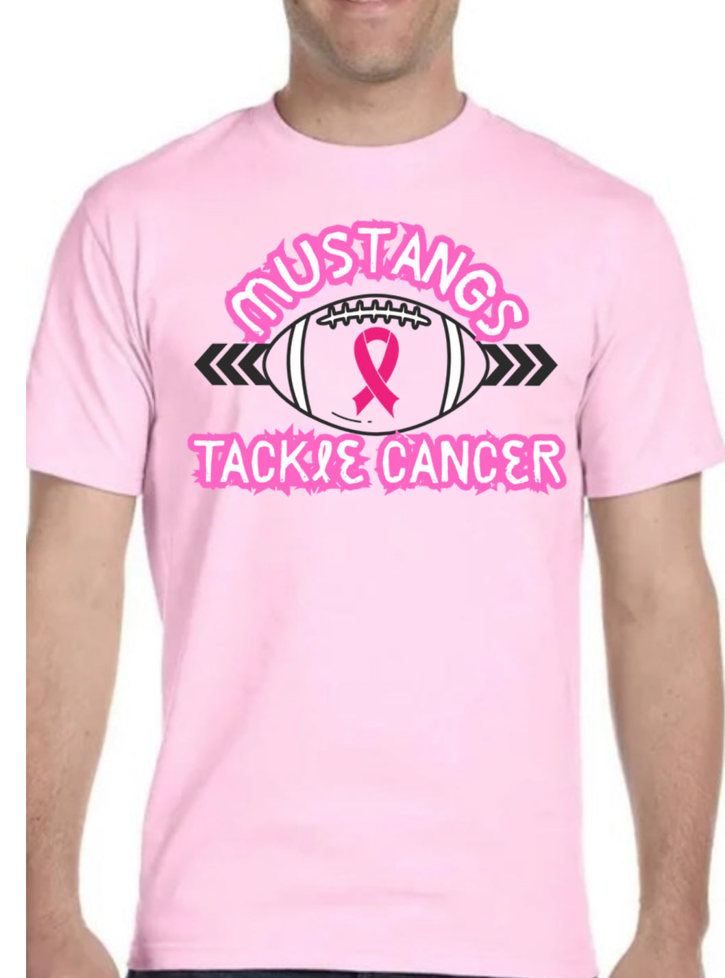 Mustangs pink out spirit wear 2025