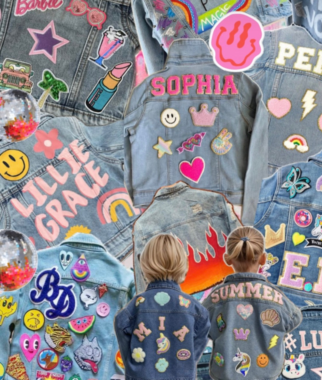 June 17 bring your own denim item jeans, skirt, shorts, jacket and decorate with tons of fun patches
