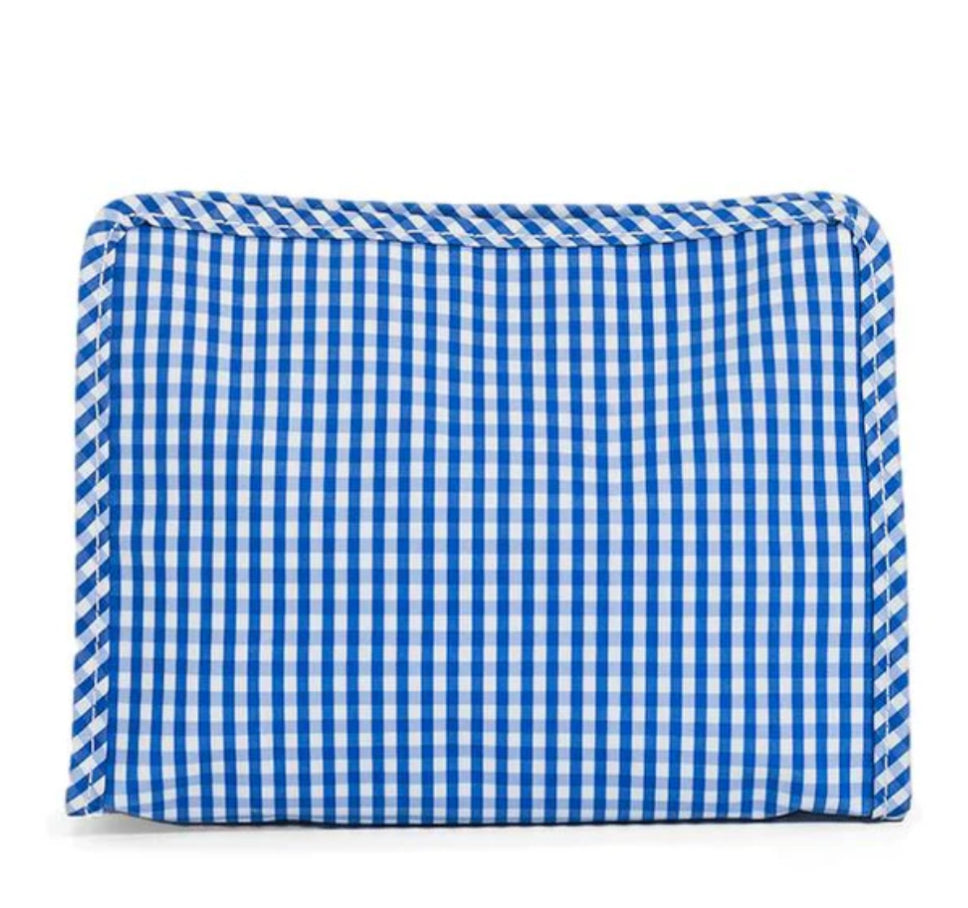 Roadie- Small, Med, Large Gingham Royal