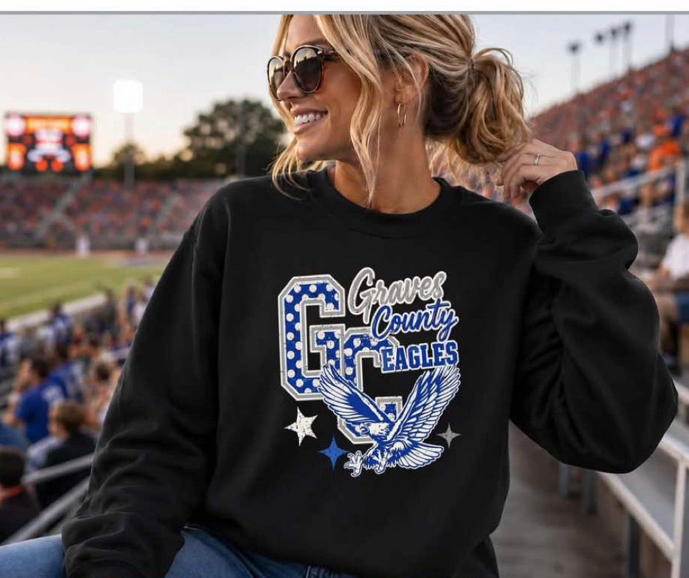 Graves County Eagles T-shirt or sweatshirt