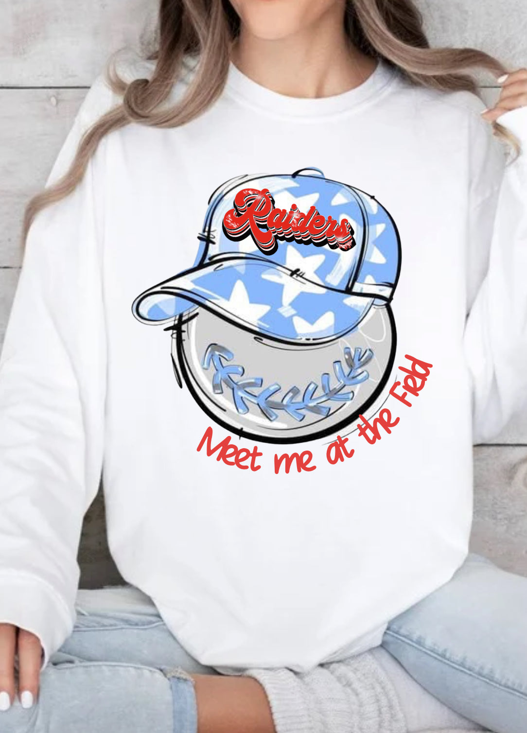 Raiders Baseball Hat design tshirt or sweatshirt