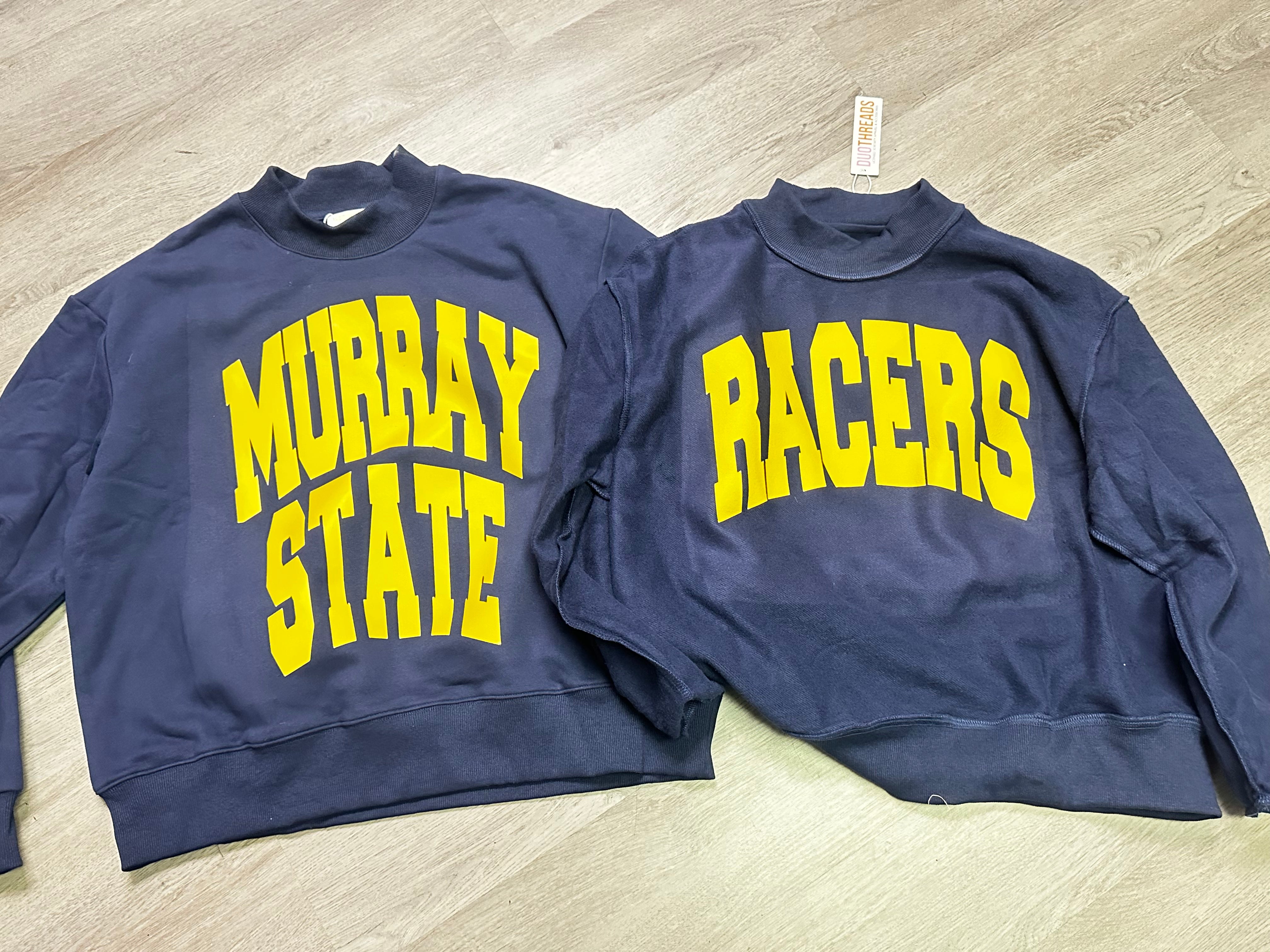 Murray State Reversible, mock neck, high-quality sweatshirt Pre