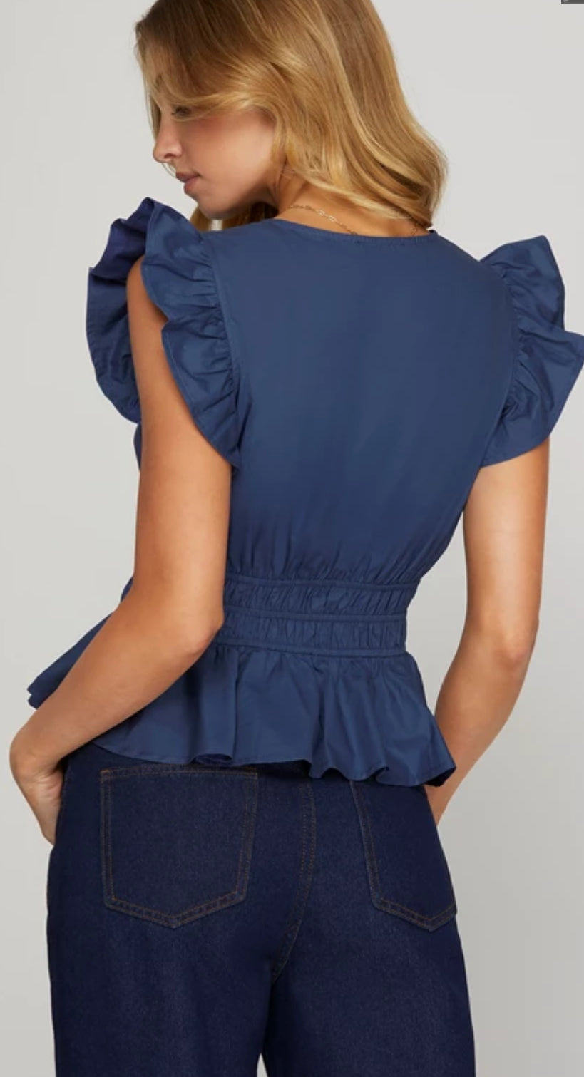 Candice Top Navy