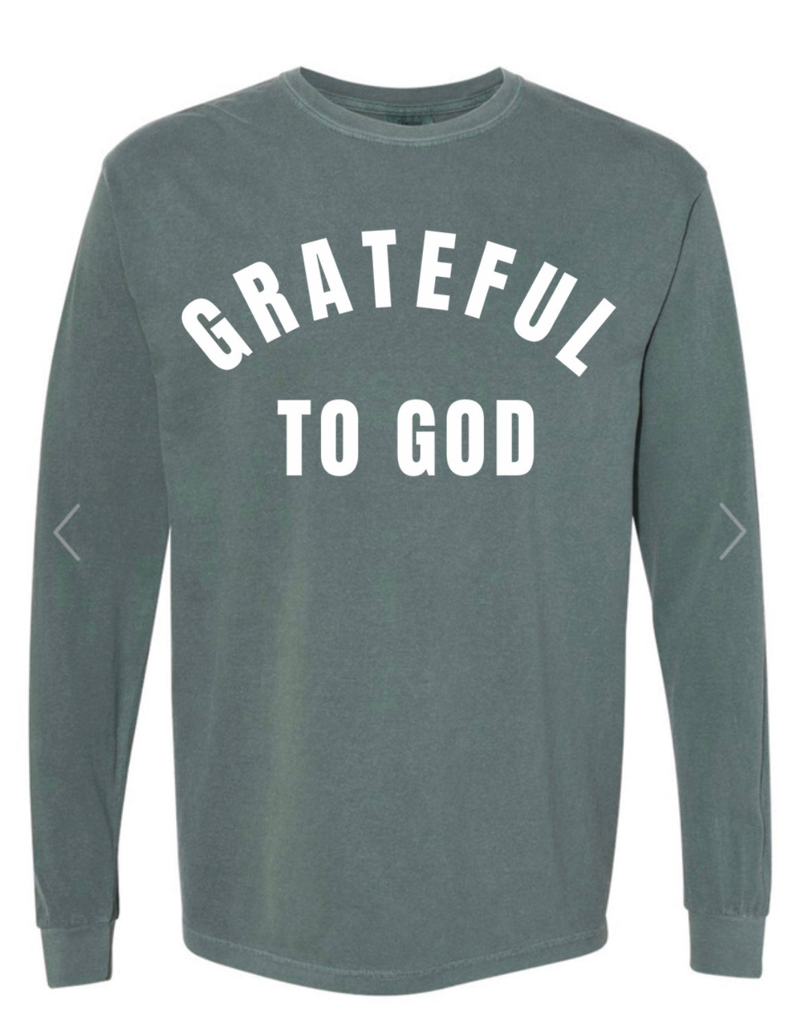 Grateful To God Comfort Color Fall