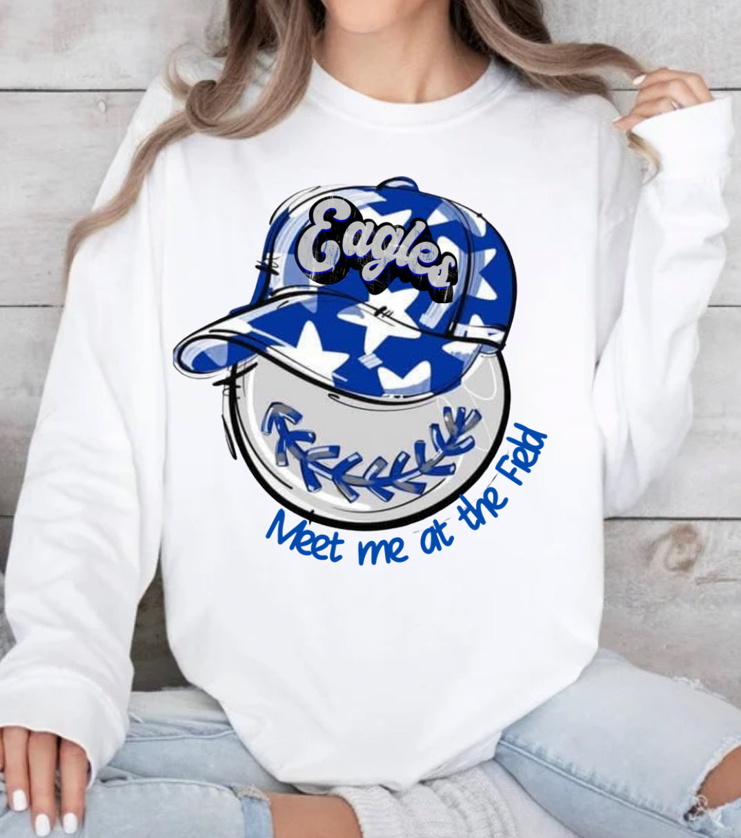 Eagles Baseball Hat design tshirt or sweatshirt