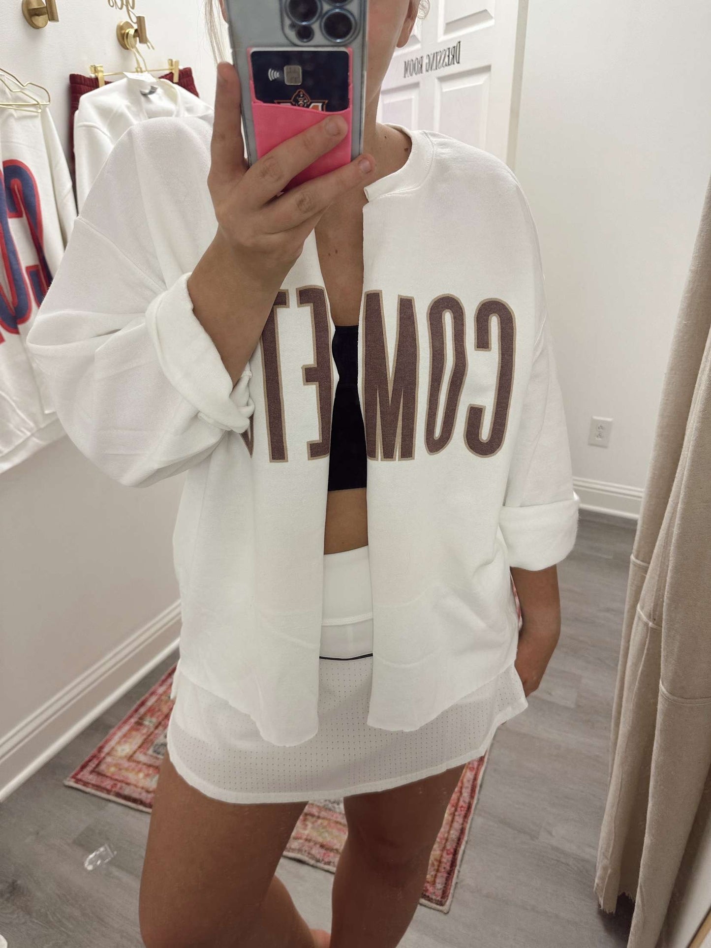 Comets Rolled sleeve Cardigan