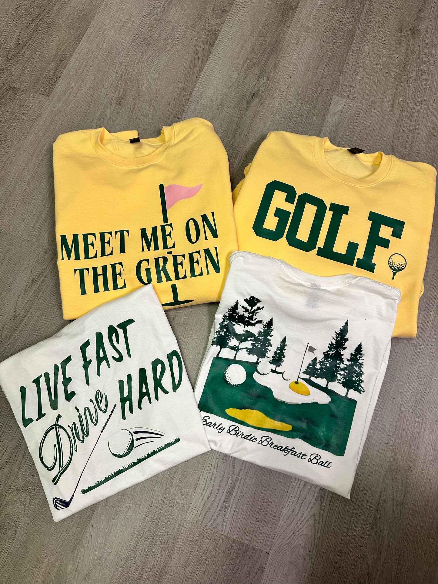 Live Fast Drive hard golf graphic tshirt