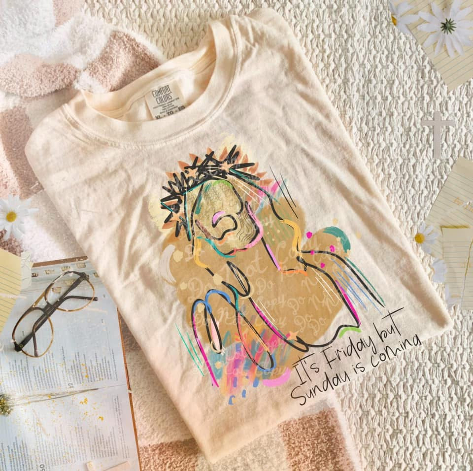 Sundays Coming graphic tee