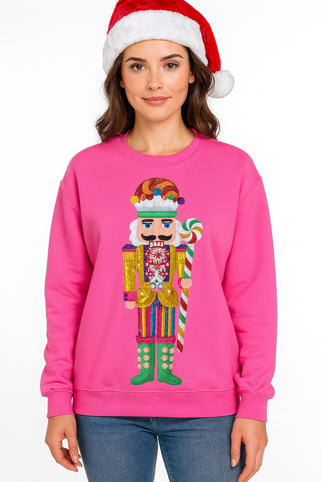 Funky Fun Faux Texture Nutcracker Christmas