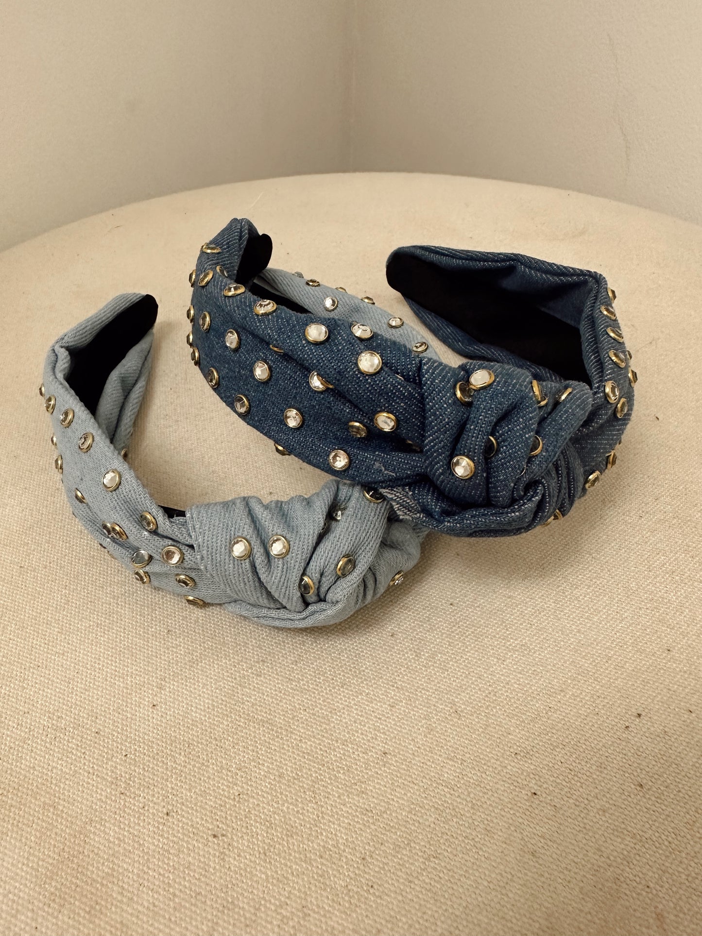 Blue Jean Baby Headband