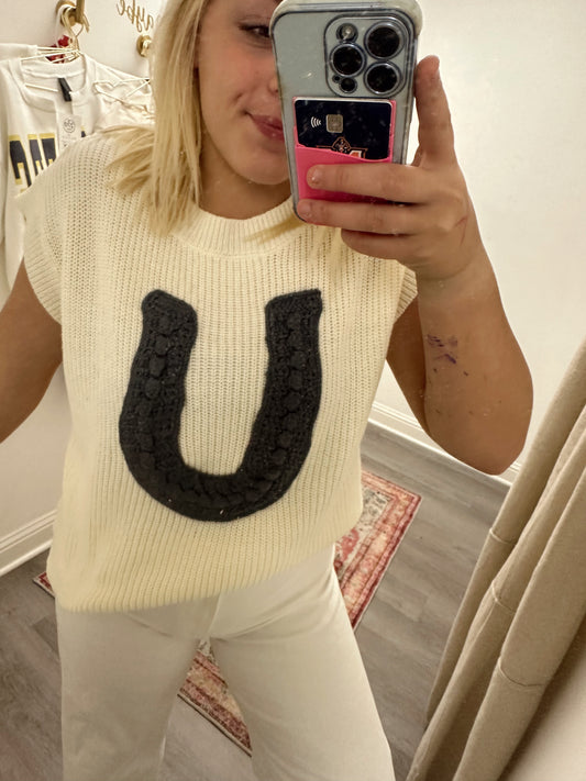 Lucky Horseshoe Sweater