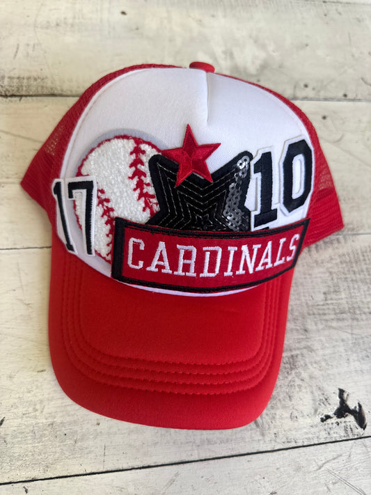 Custom baseball or Softball trucker hat