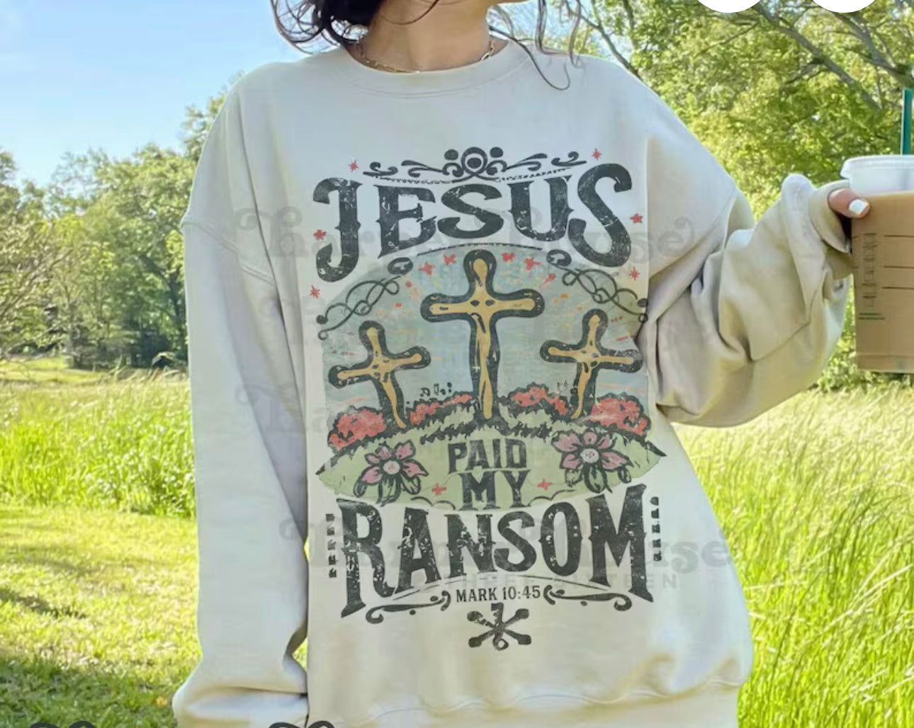 Jesus Paid My Ransom graphic tee