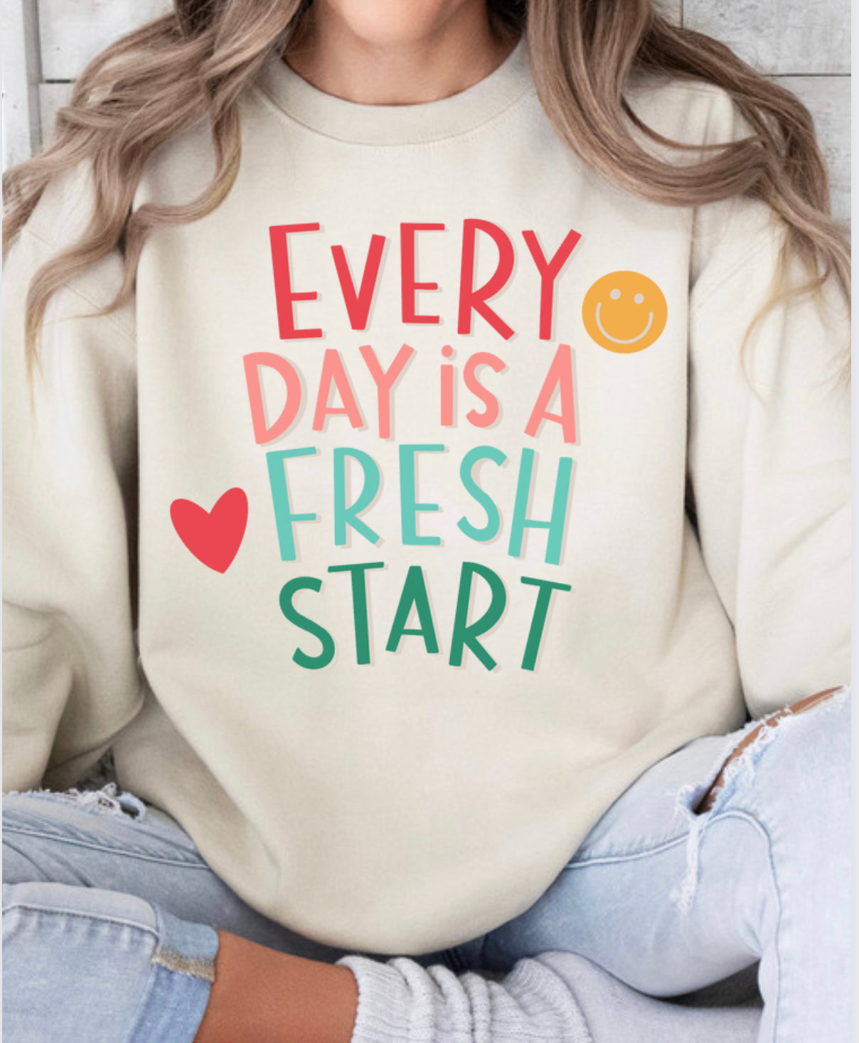 Every Day is a fresh Start graphic tee