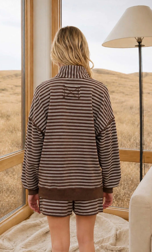 Fire Side Stripe Top