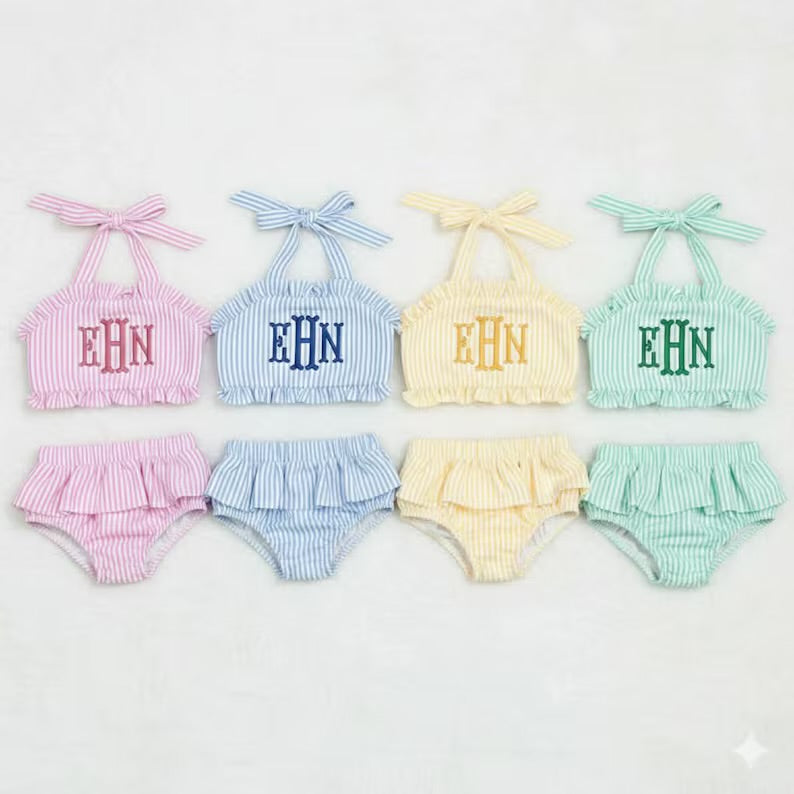 Monogram 2pc Swimsuit