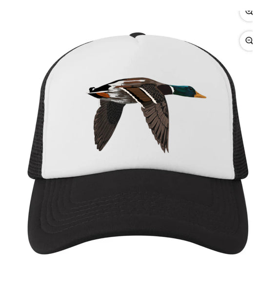 Just Winging it Mallard Trucker hat