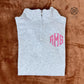 Monogrammed quarter zip