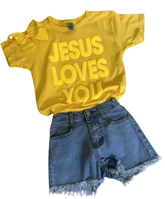 Jesus Loves You graphic tee