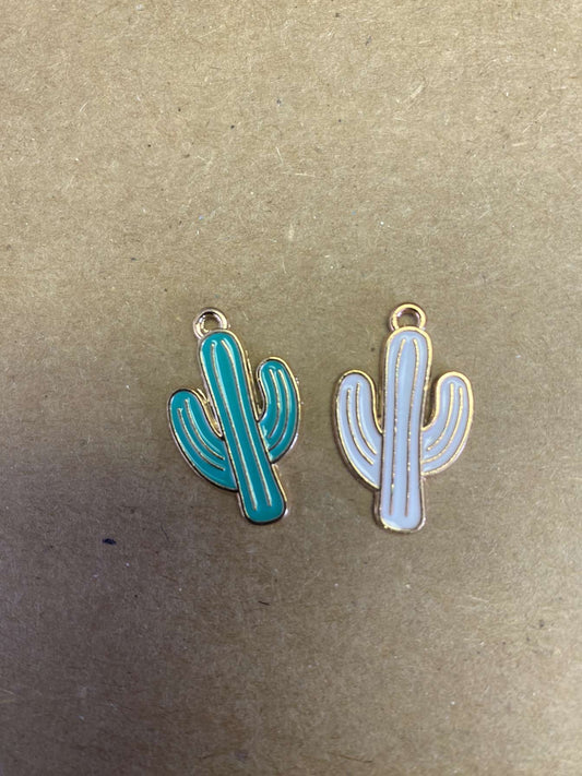 Cactus charm add color in notes