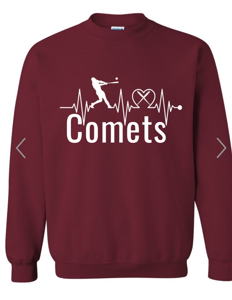 Comets heartbeat Baseball