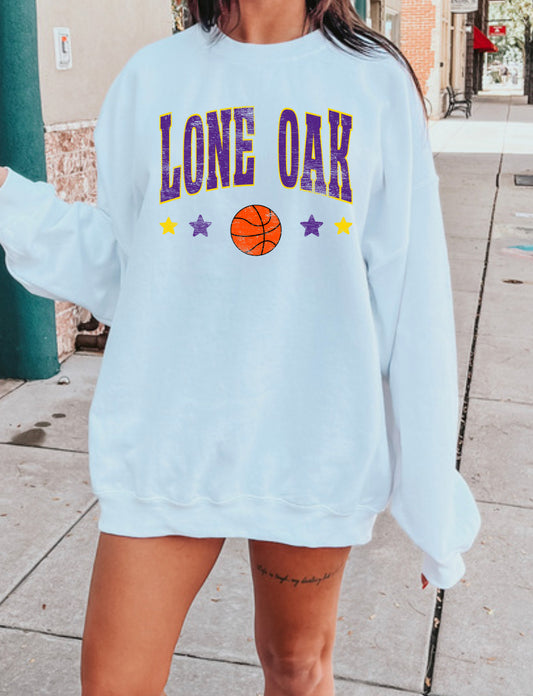 Lone Oak Basketball Spirit Wear White