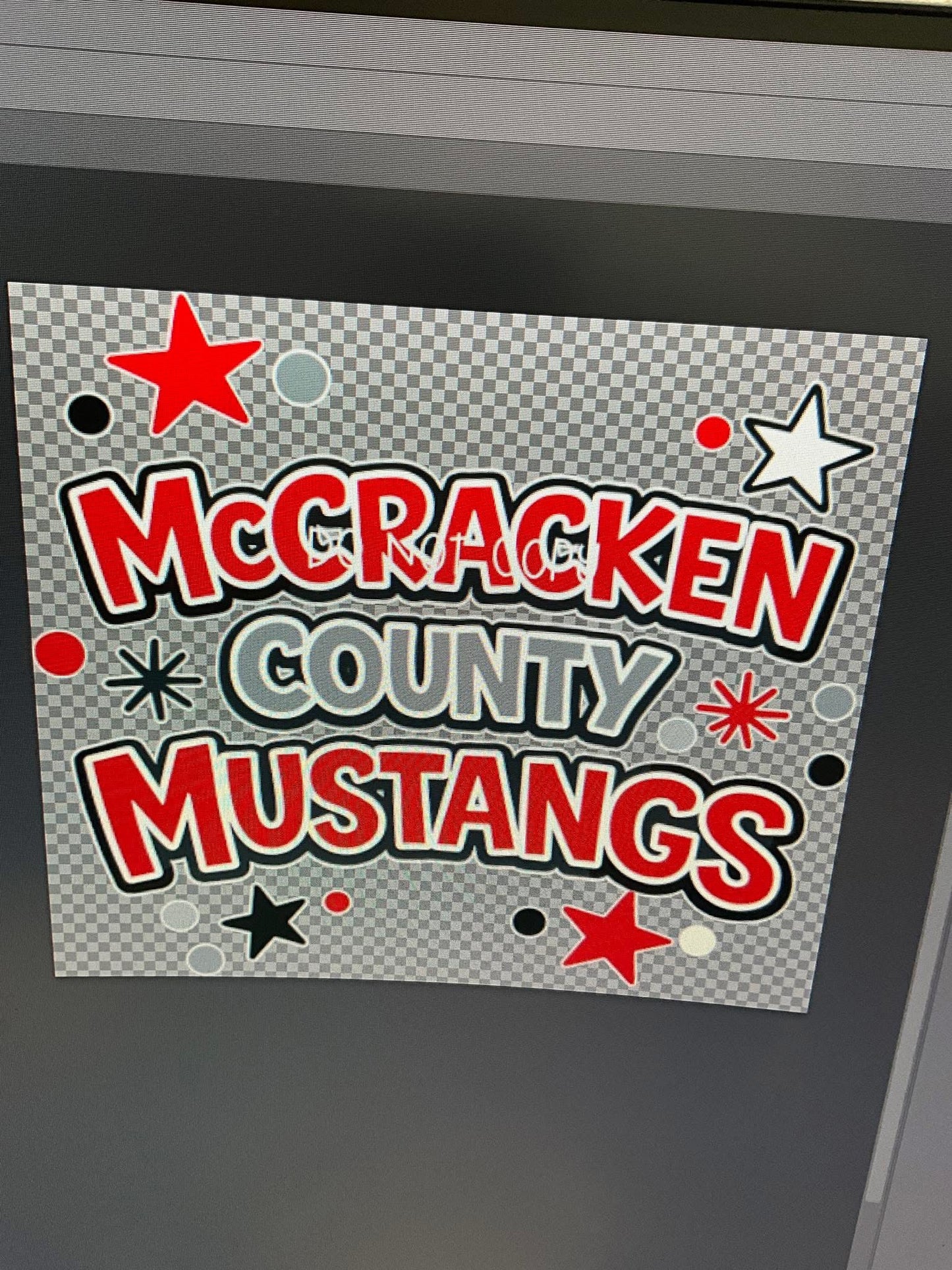 McCracken Mustangs spirit wear