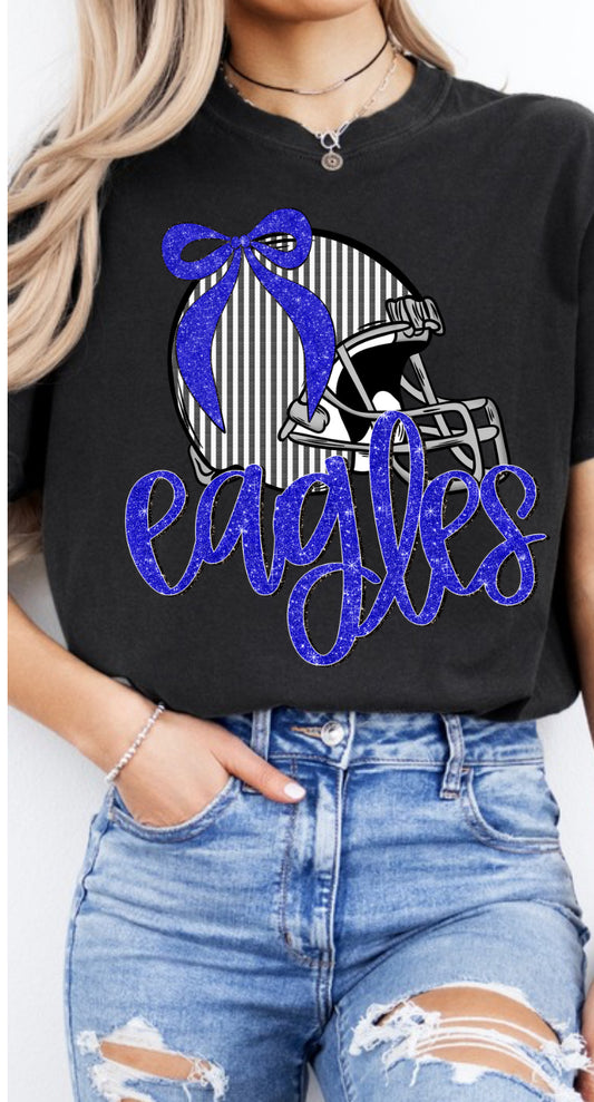 Seersucker Eagles Helmet Football