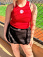 Embroidered baseball tank