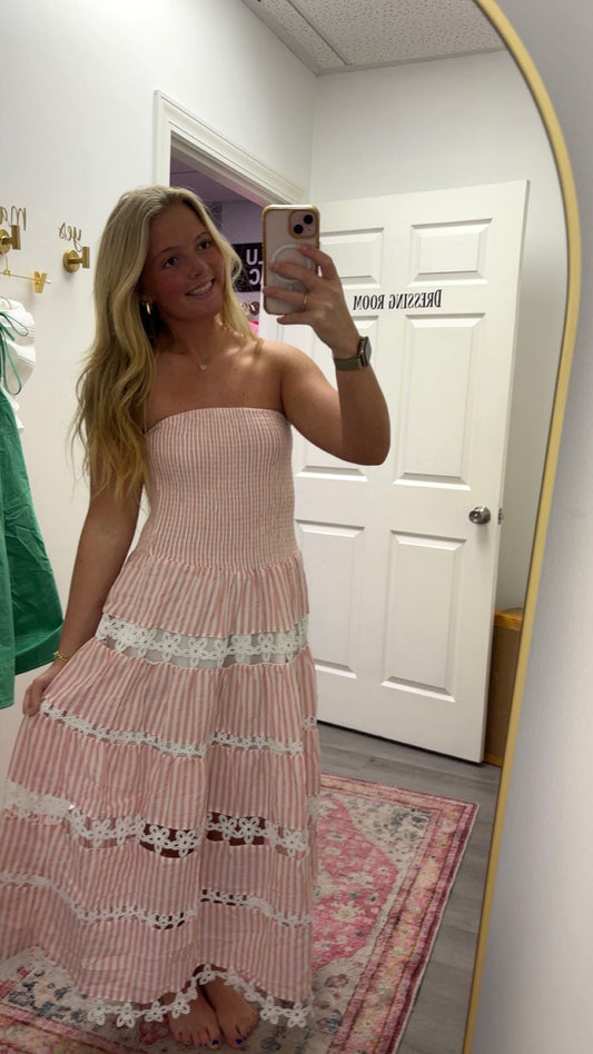 Blush Belle Midi Dress