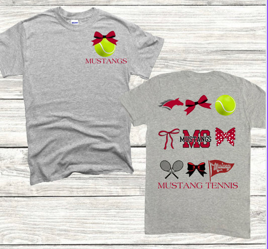 Mustang Softball Bows Spirit Wear