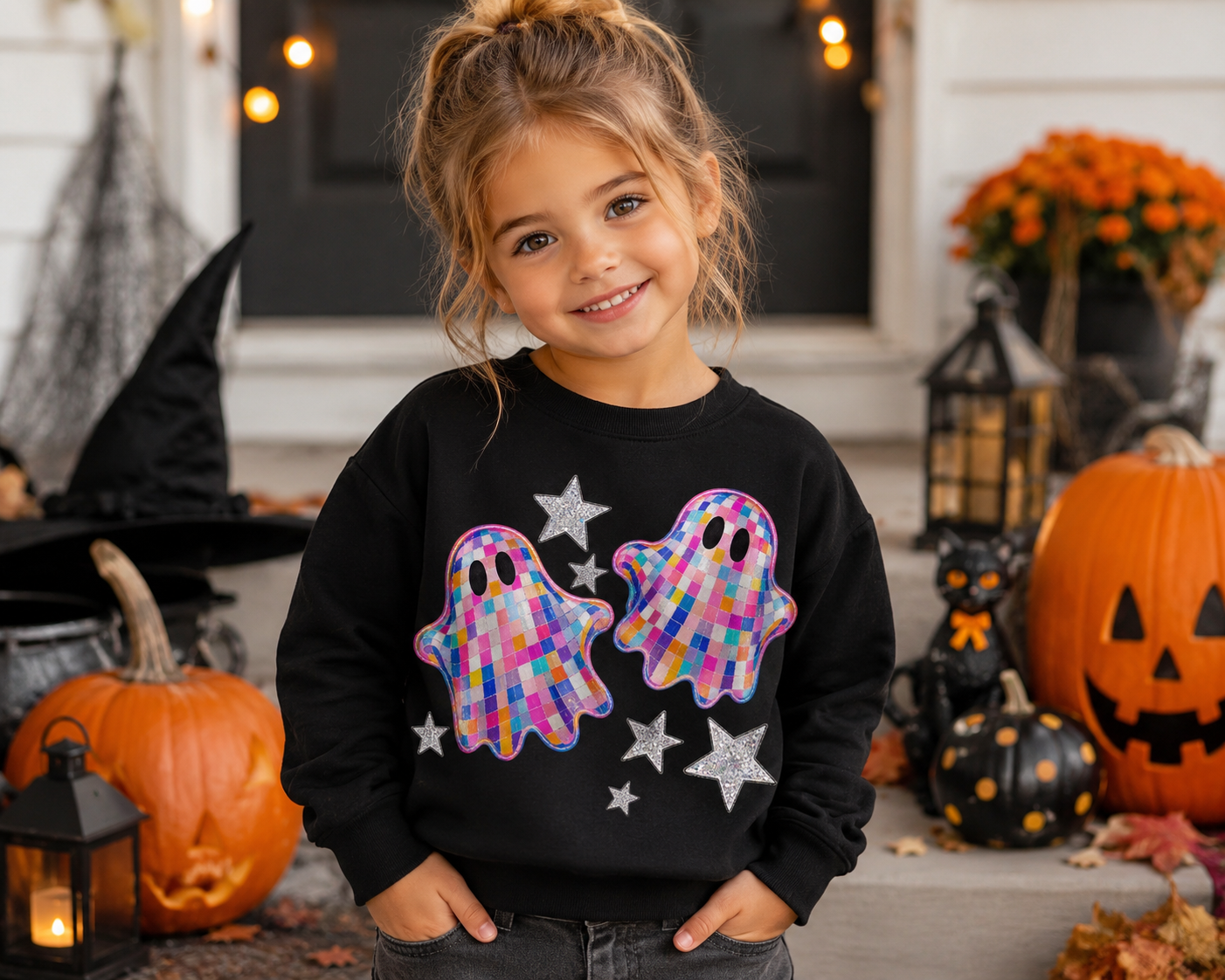 Disco Ghost Tshirt or sweatshirt