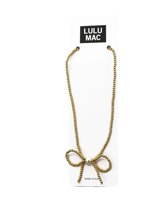 LULU Mac Bow Necklace