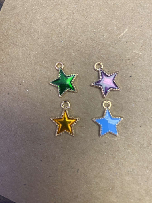 Star charm add color in notes