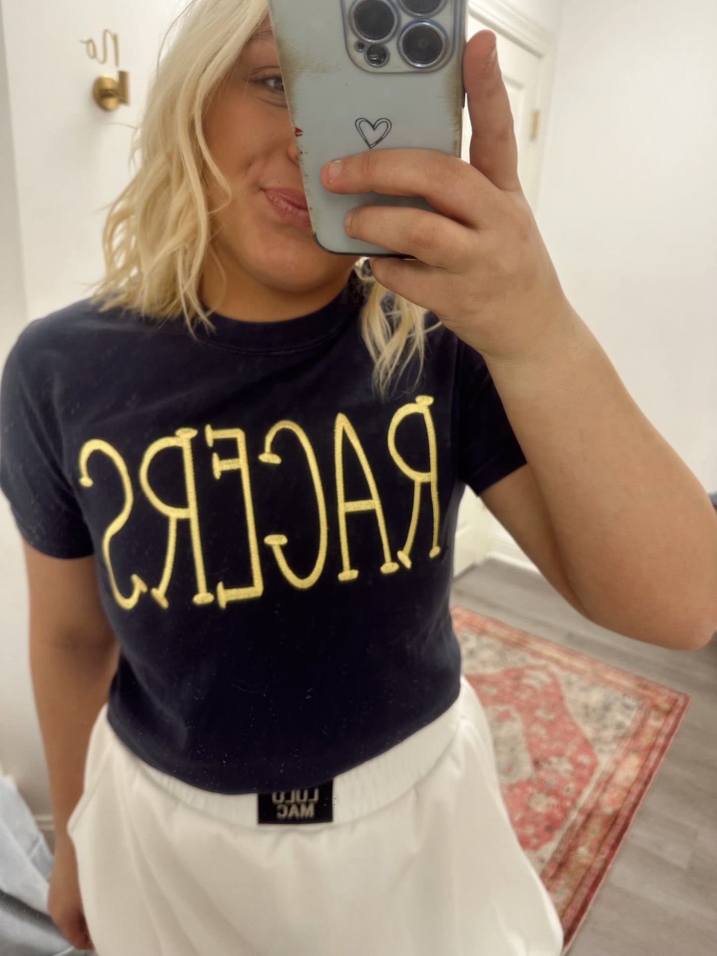 Custom Large Letter Embroidered Comforter Color T t-shirts