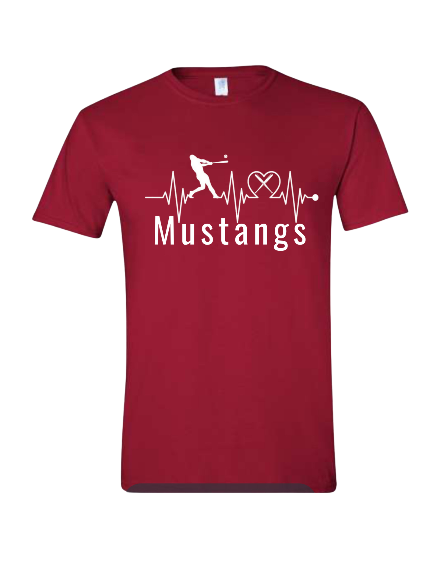 Mustang heartbeat baseball