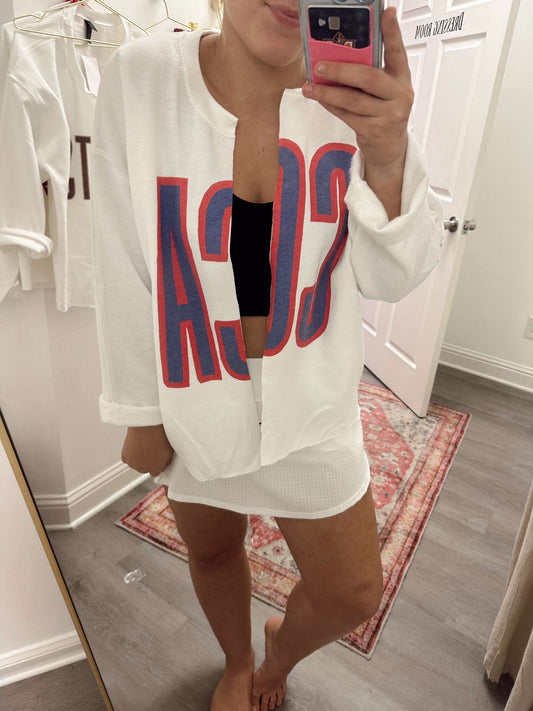 CCA Rolled sleeve Cardigan