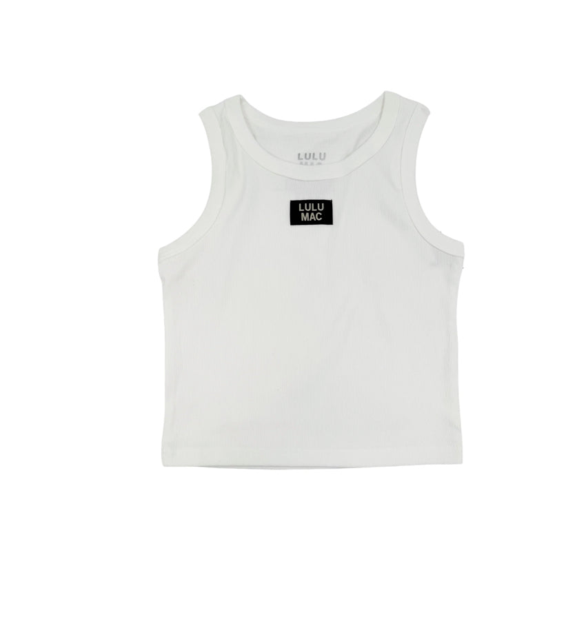 LULU Mac white tank top