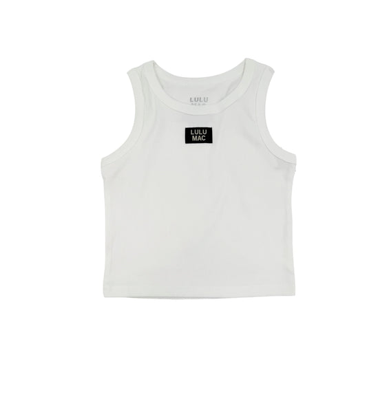 LULU Mac white tank top