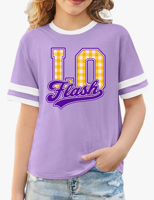 Purple LO Flash tee