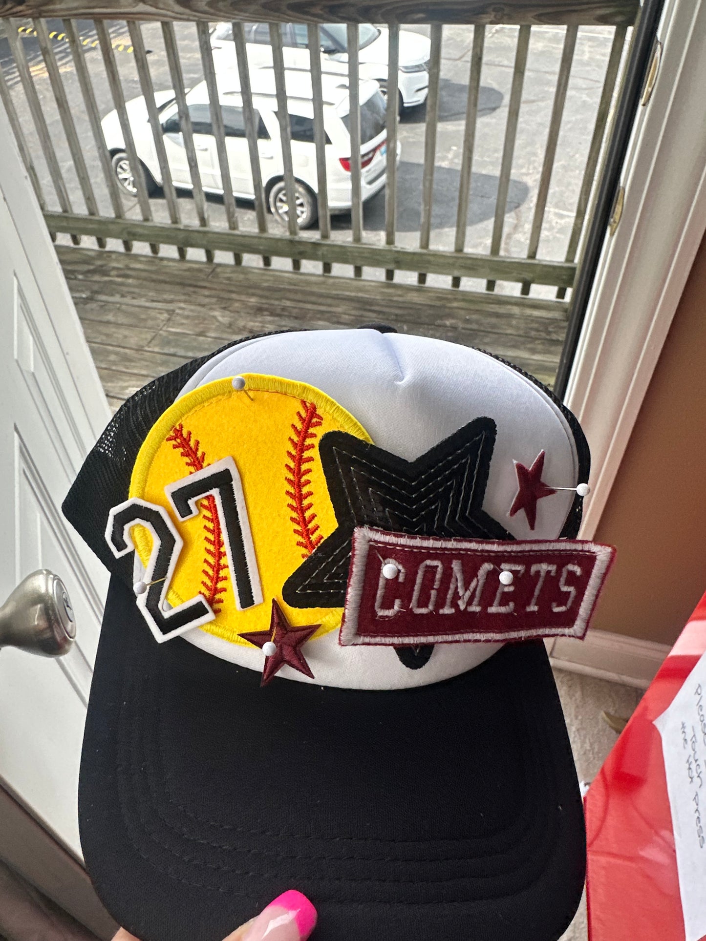 Custom baseball or Softball trucker hat